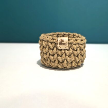 Mały koszyczek złoty