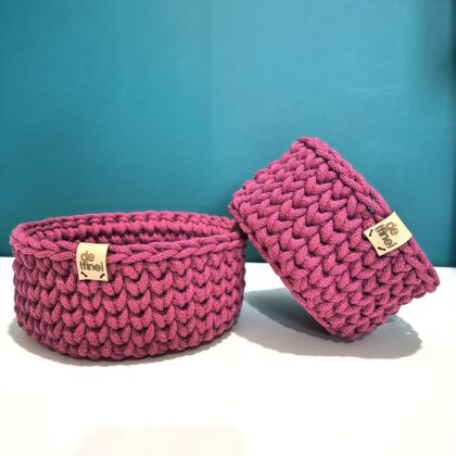 Zestaw 2 koszyków buraczkowych