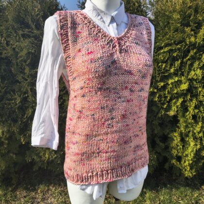 Kamizelka długa- konfetti