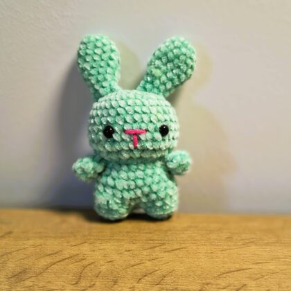 Pluszowy królik - miętowy