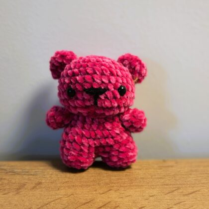 Pluszowy miś - magenta