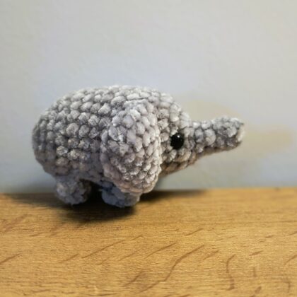 Pluszowy słonik - szary