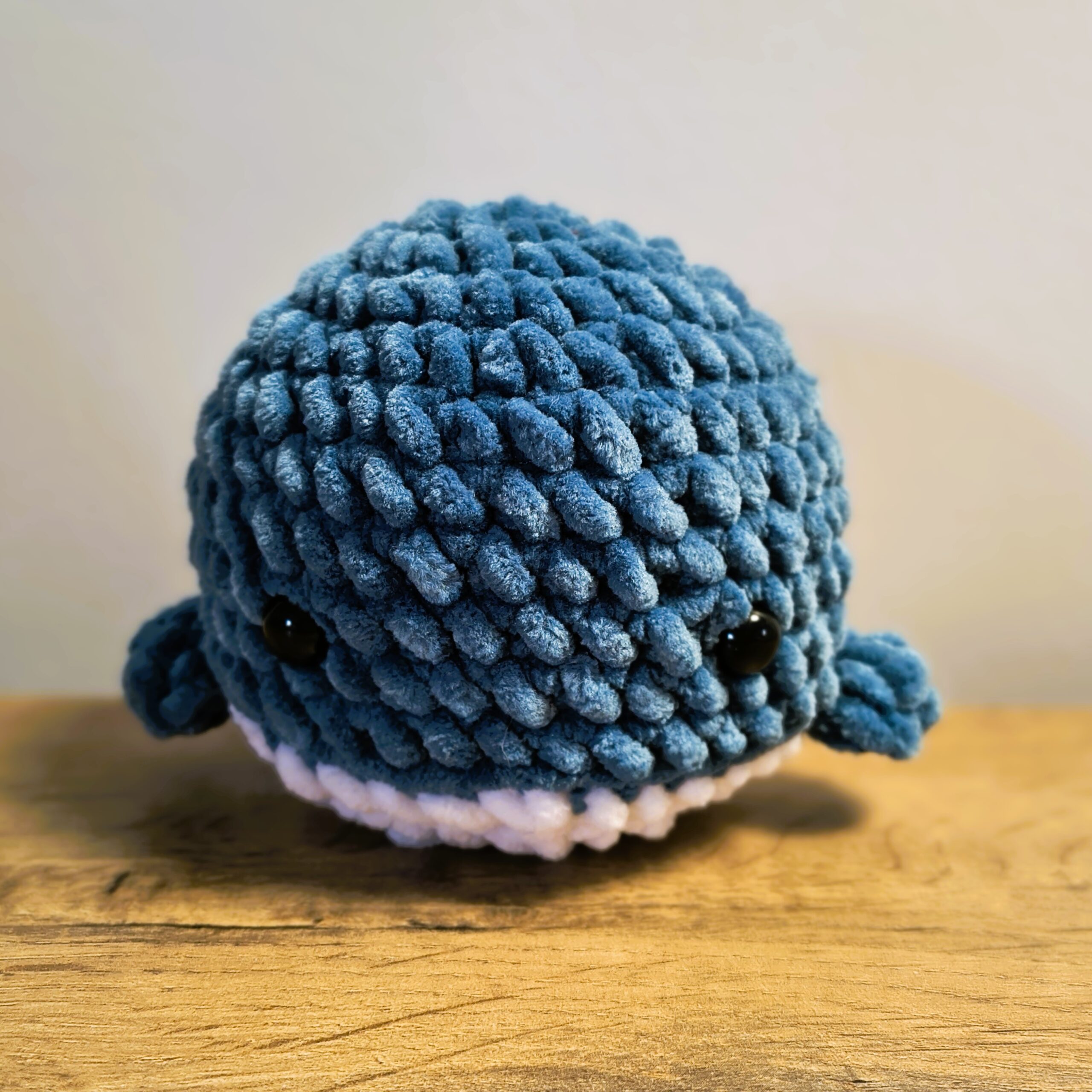 Pluszowy wieloryb - niebieski - Image 2