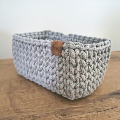 Kosz szary prostokątny